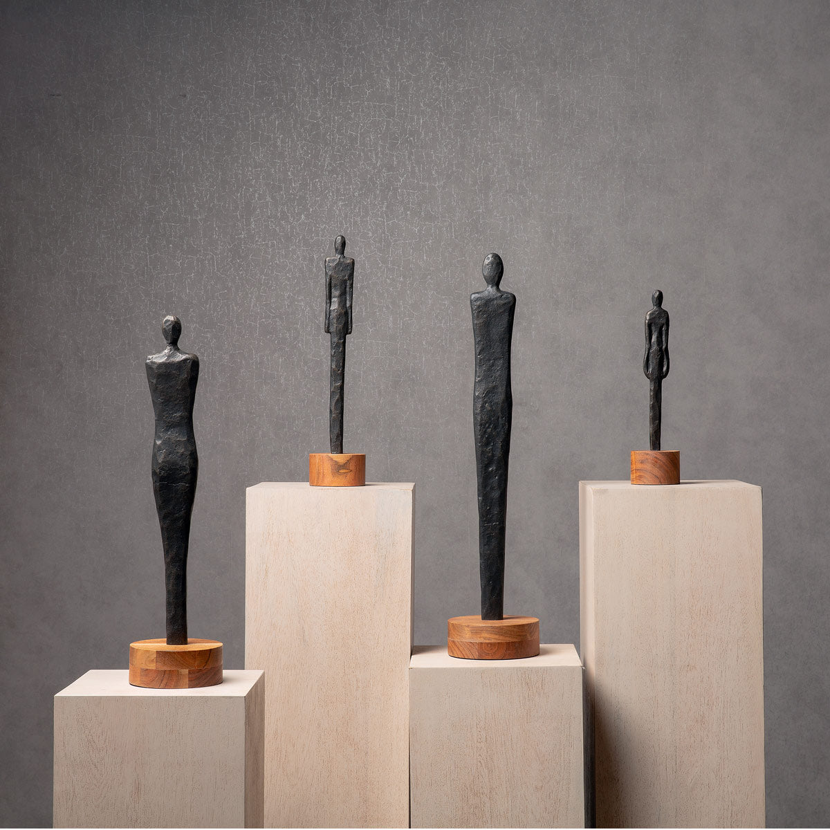 Families Metal Figurine