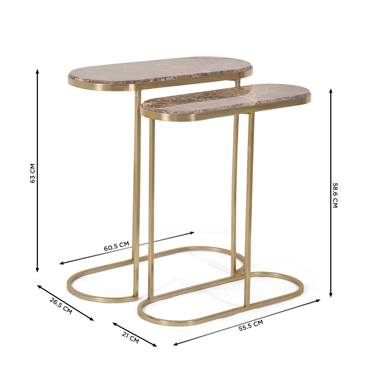 Brin Nesting Table