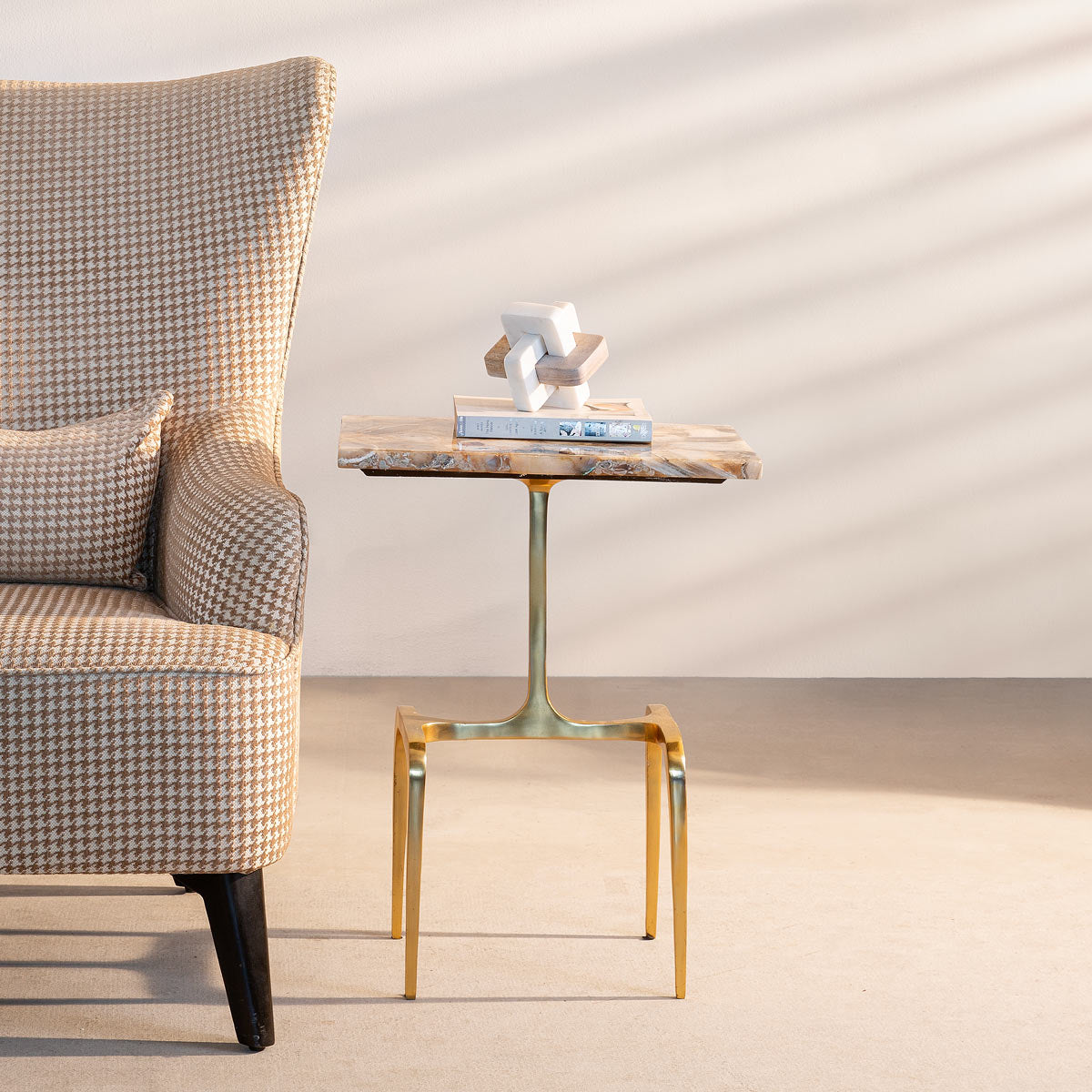 Carlo Accent Table With Rectangular Top