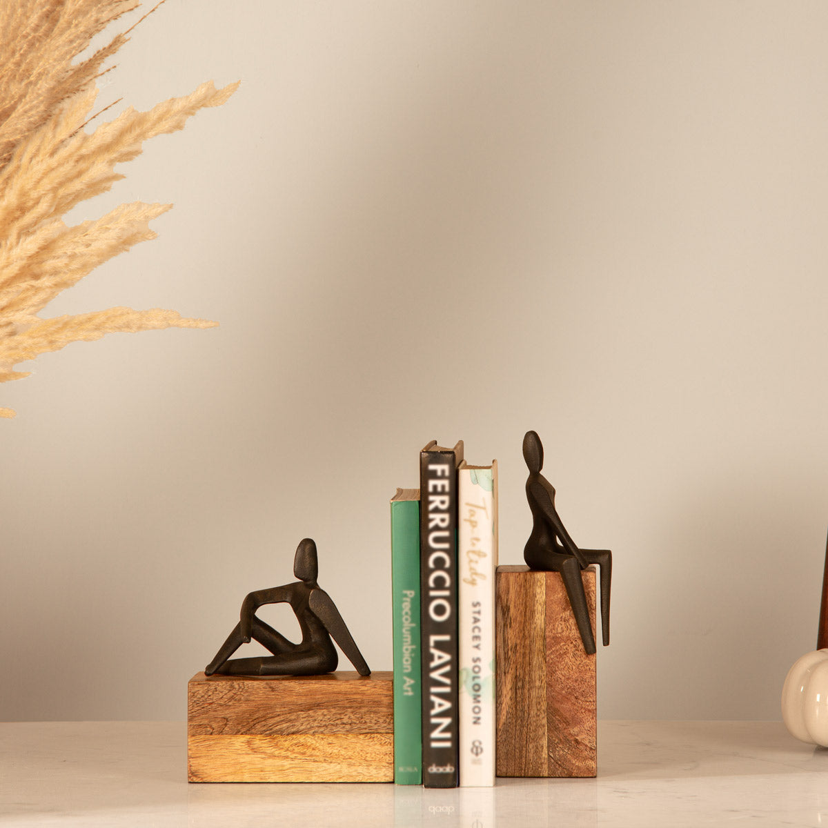 Man Sculpture Bookend