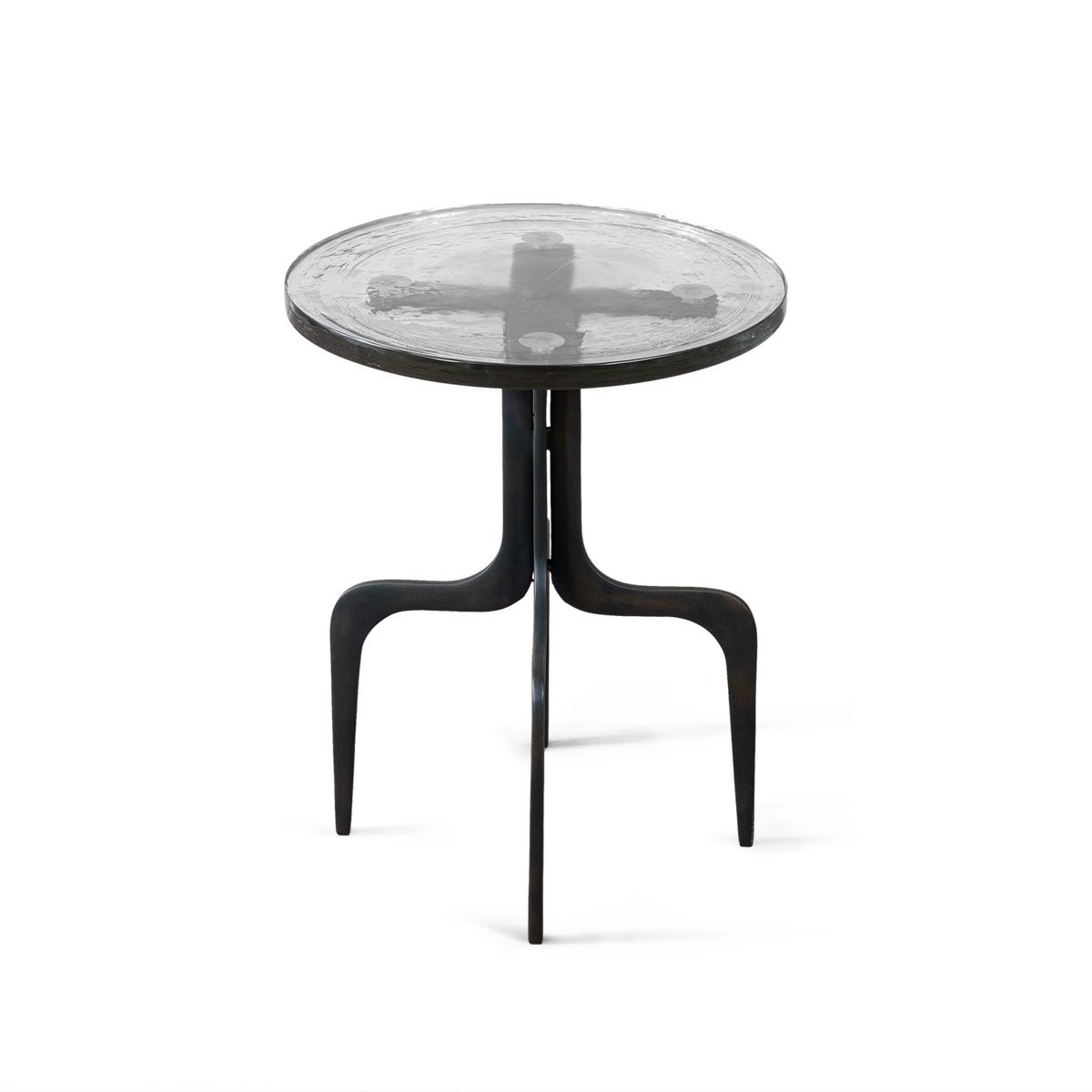 Carlo Side Table With Glass Top