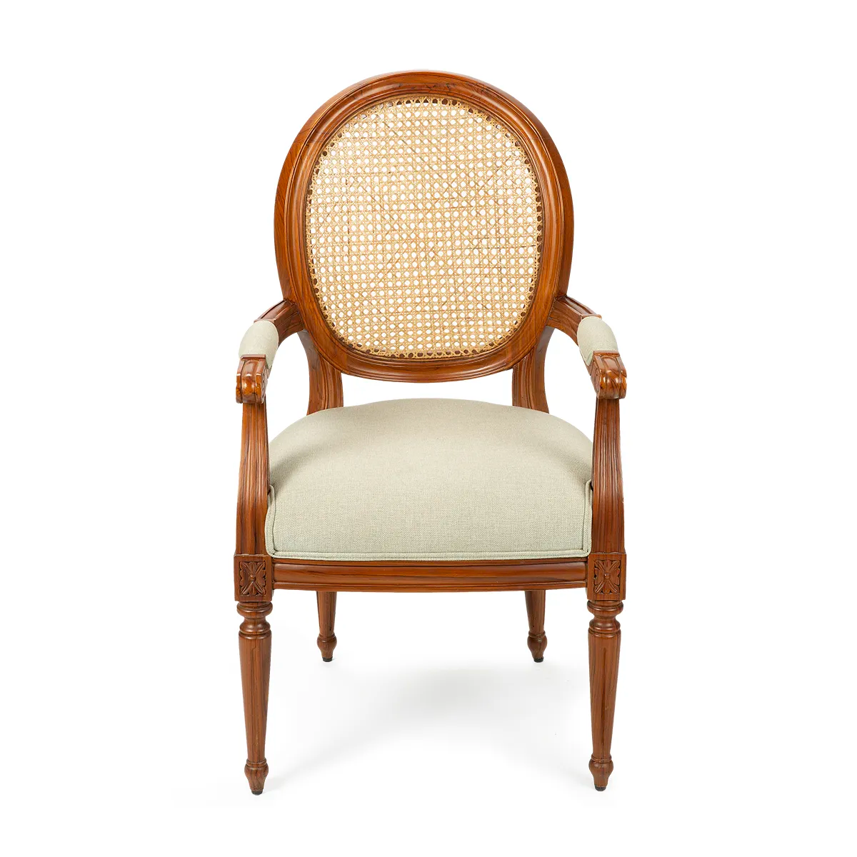 Medallion Cane Armchair
