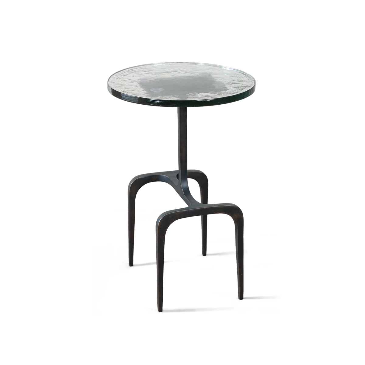Carlo Side Table With Glass Top