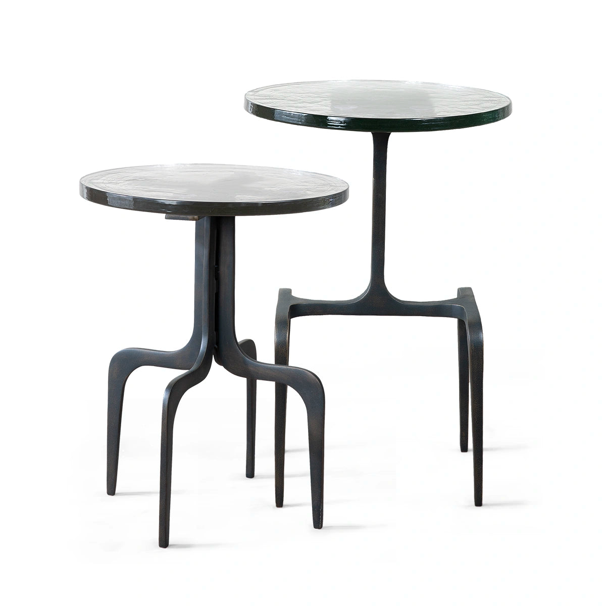 Carlo Side Table With Glass Top