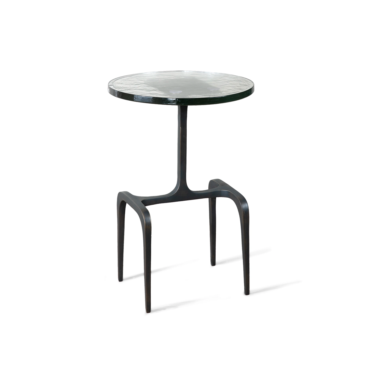 Carlo Side Table With Glass Top