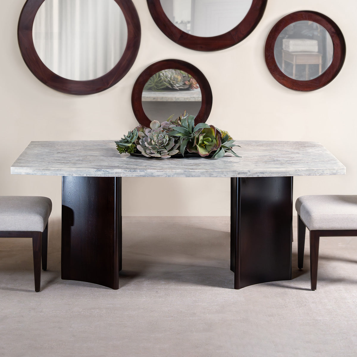 Zenith Marble Dining Table -  - IAAH
