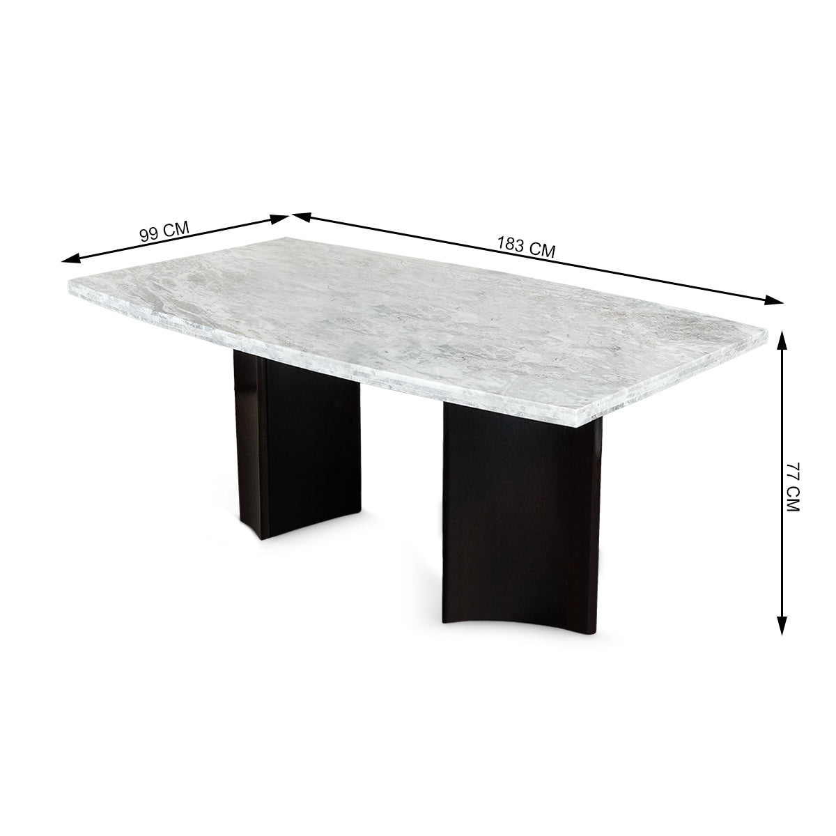 Zenith Marble Dining Table -  - IAAH