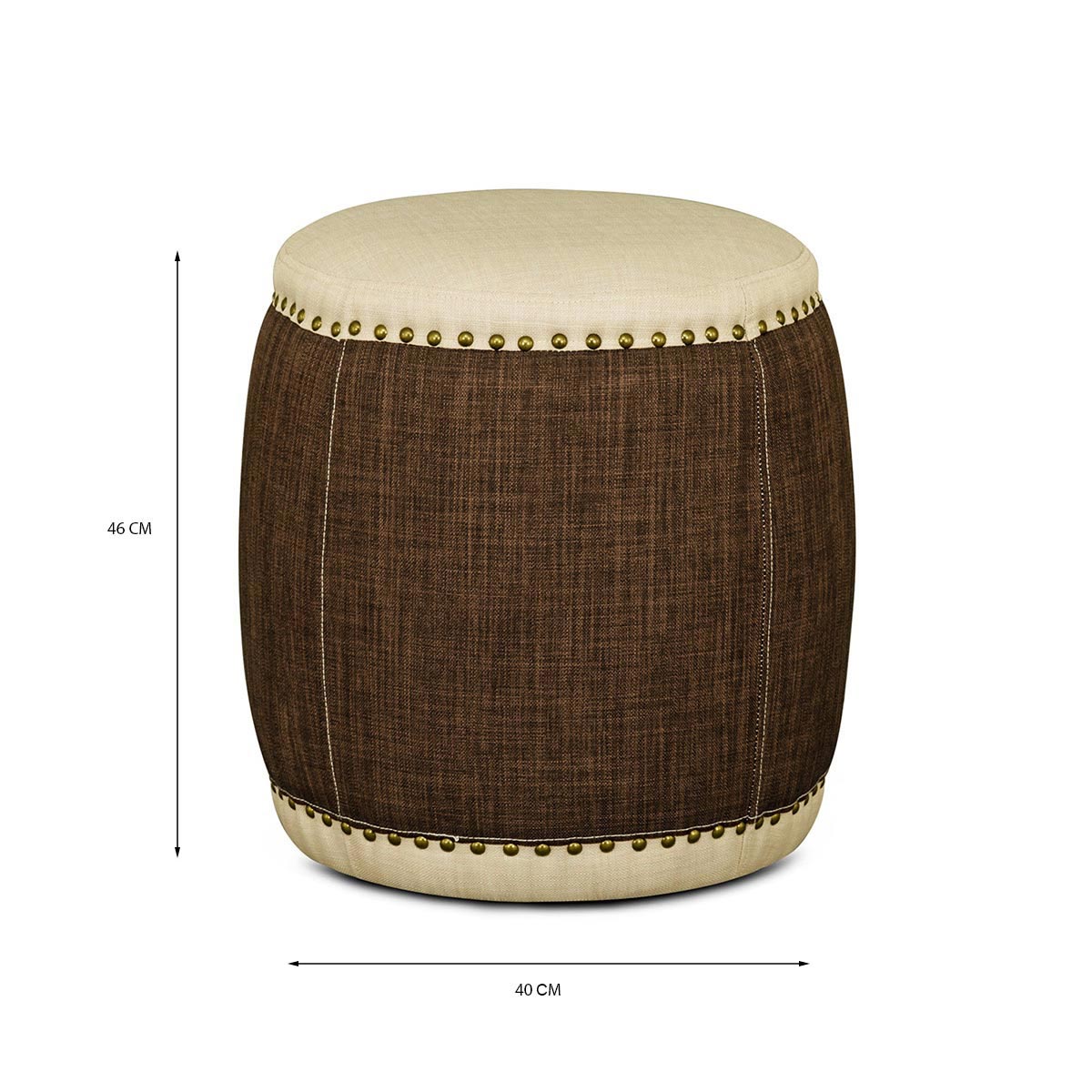 Heur Round Pouffe -  - IAAH