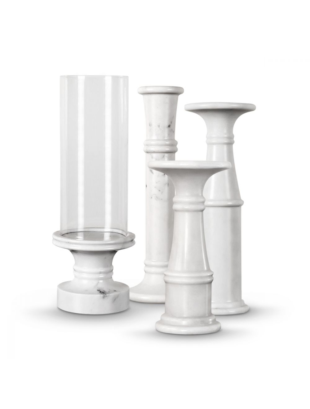 Antig Pillar Candle Holder-IAAH