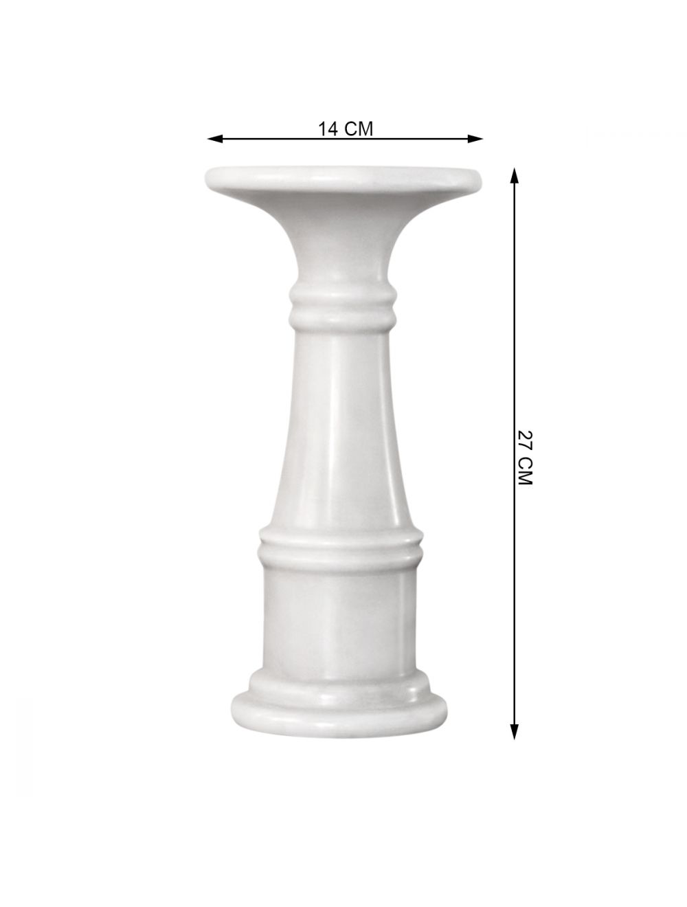 Antig Pillar Candle Holder-IAAH