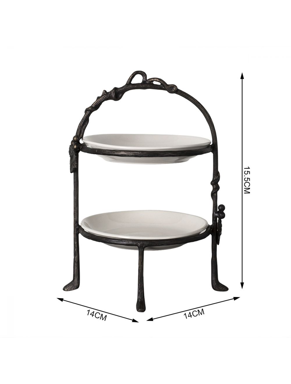 Arbor Two Tier Pastry Stand-IAAH