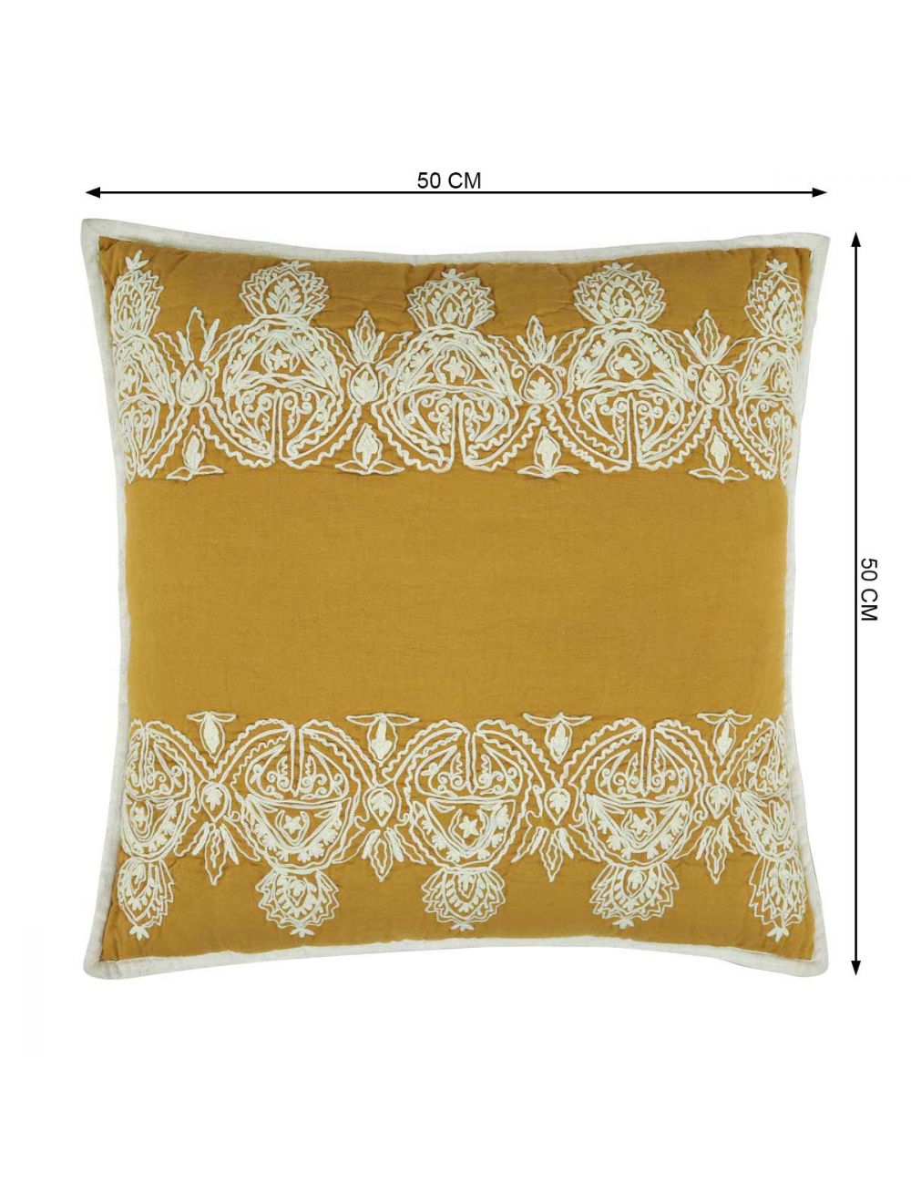 Baroque Embroidered Cushion-IAAH