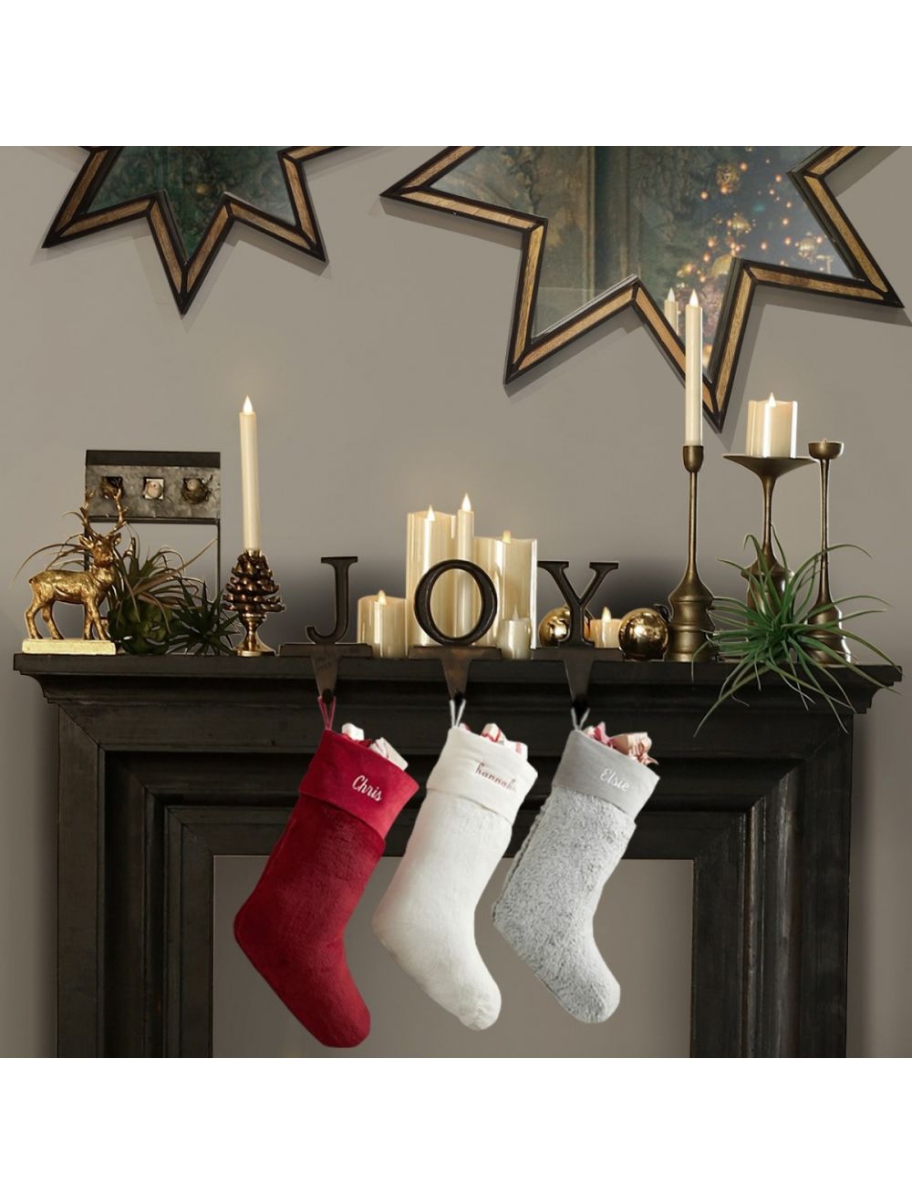 Siera White Sticks Set Of 2