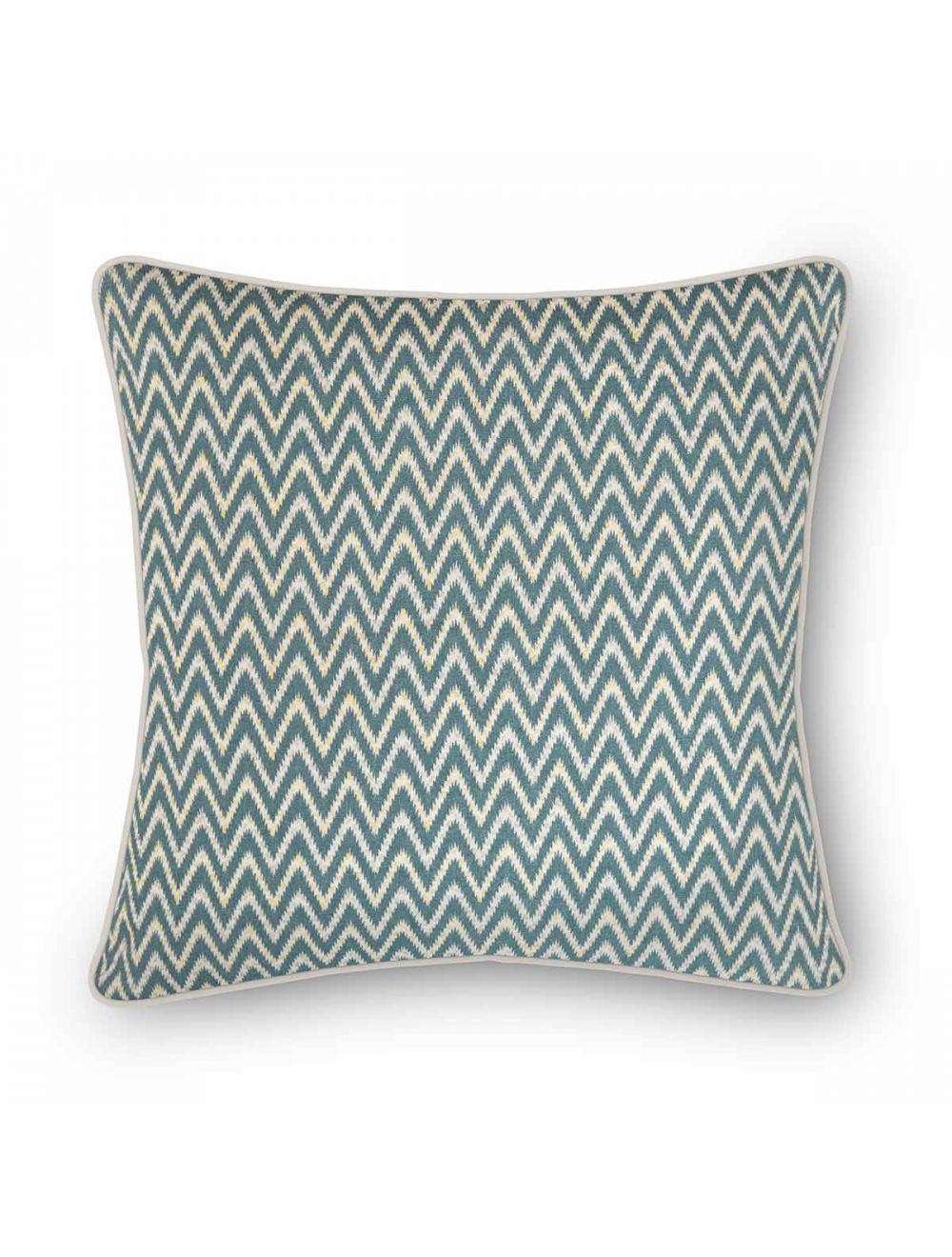 Chevron Ikat Cushion-IAAH