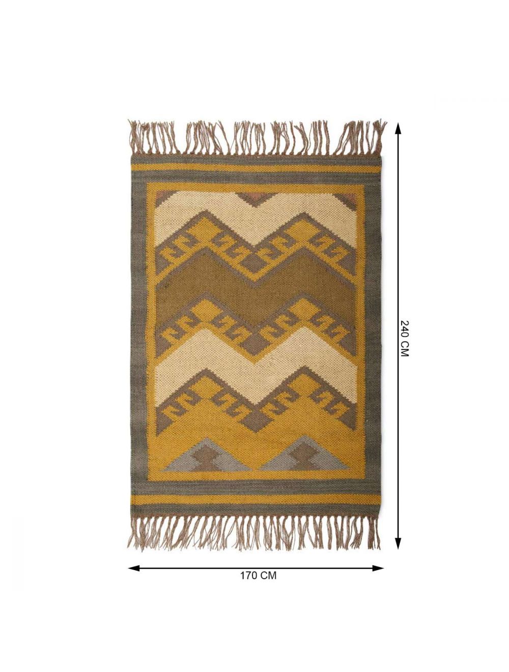 Chevron Kilim Rug-IAAH