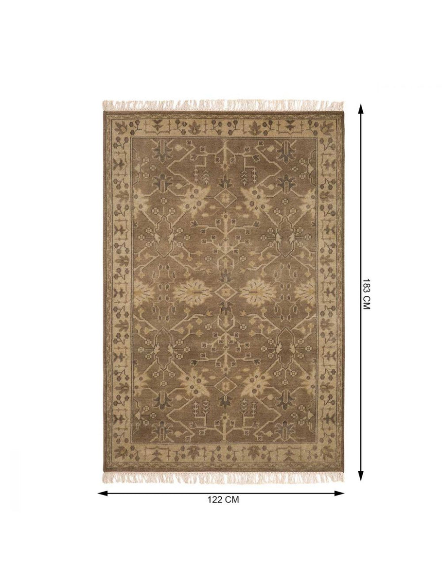 Synchrony Hand-Knotted Grey Wool Carpet | Rustic Elegance for Your Home ...