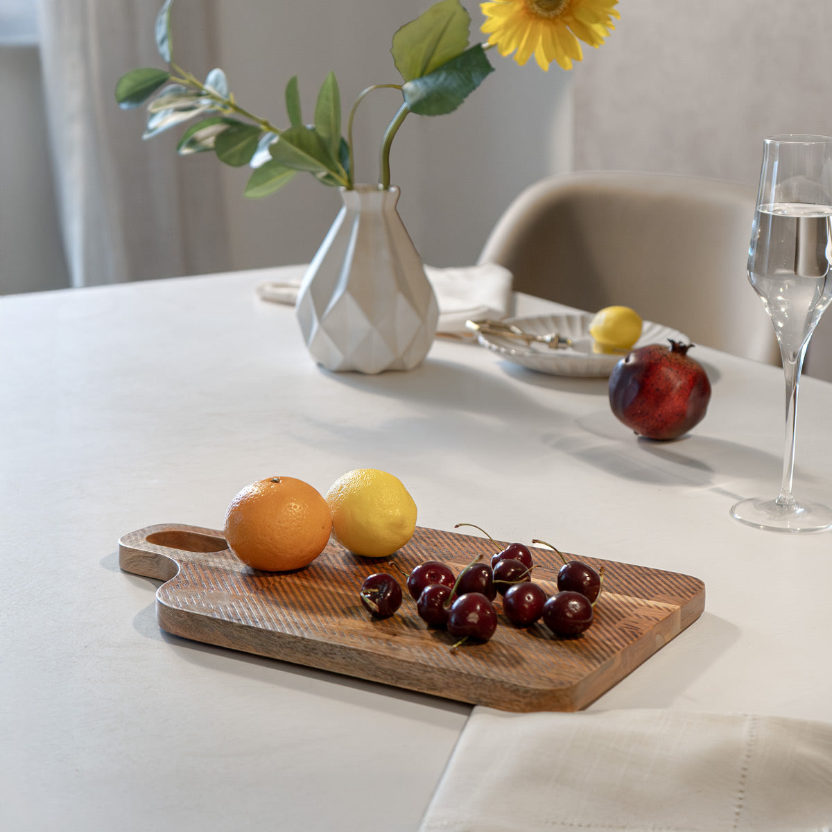 Acacia Patterned Cheese Board