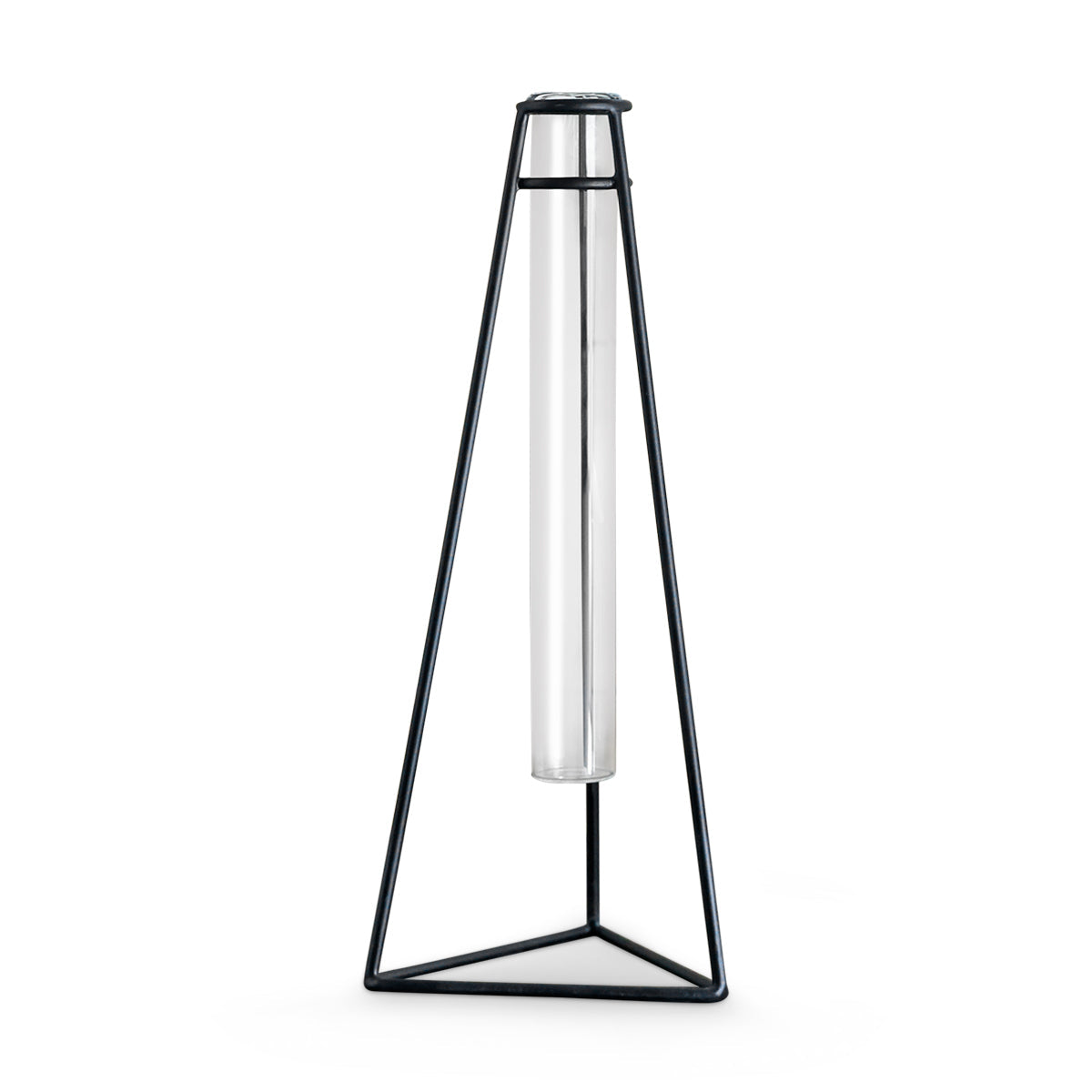 Concave Glass Tube Vase-IAAH
