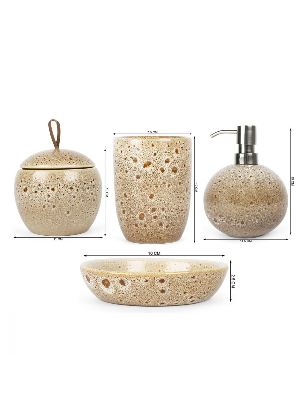 Bessie Bathroom Set of 4-IAAH