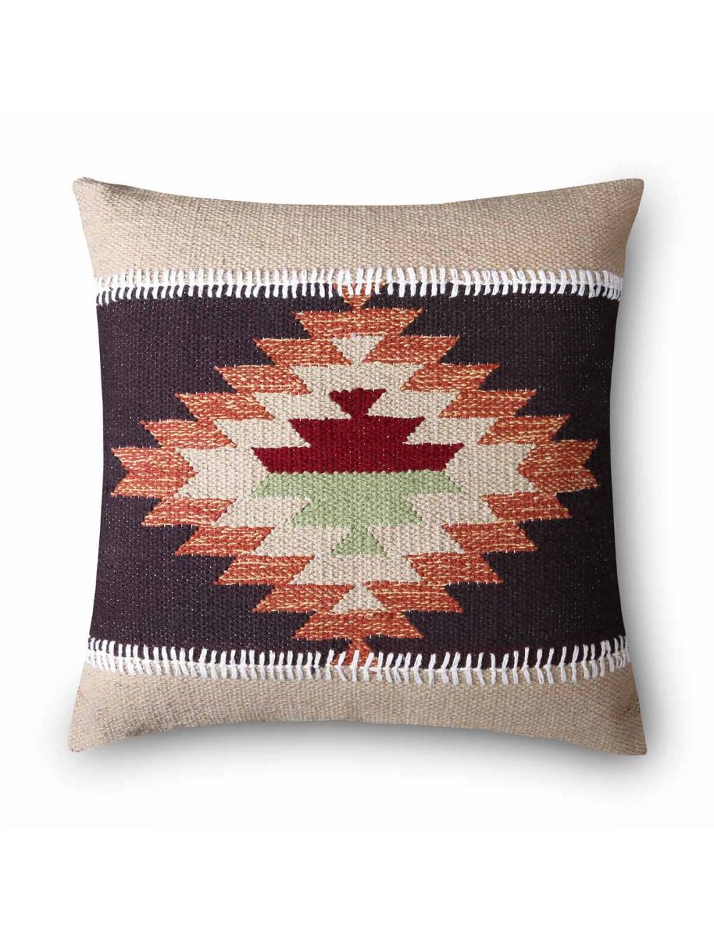 Geometric Kilim Cushion-IAAH