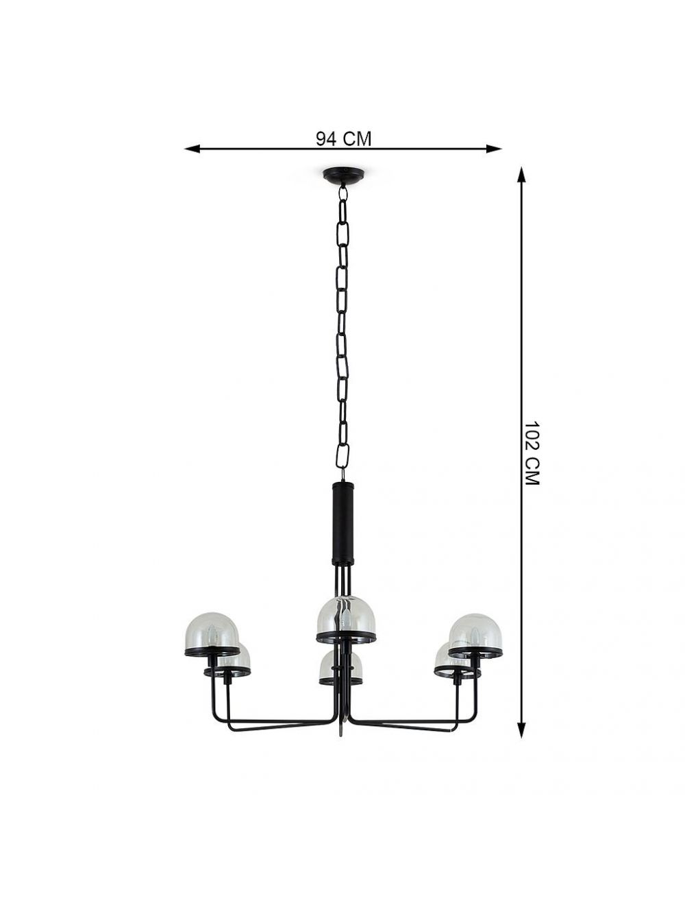 Manor Sombre Chandelier