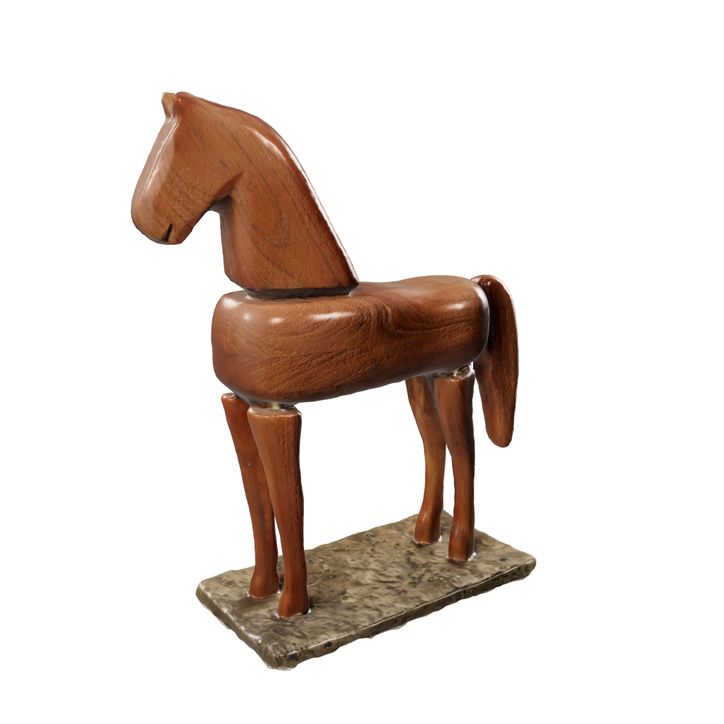 Bronco Wooden Sculpture