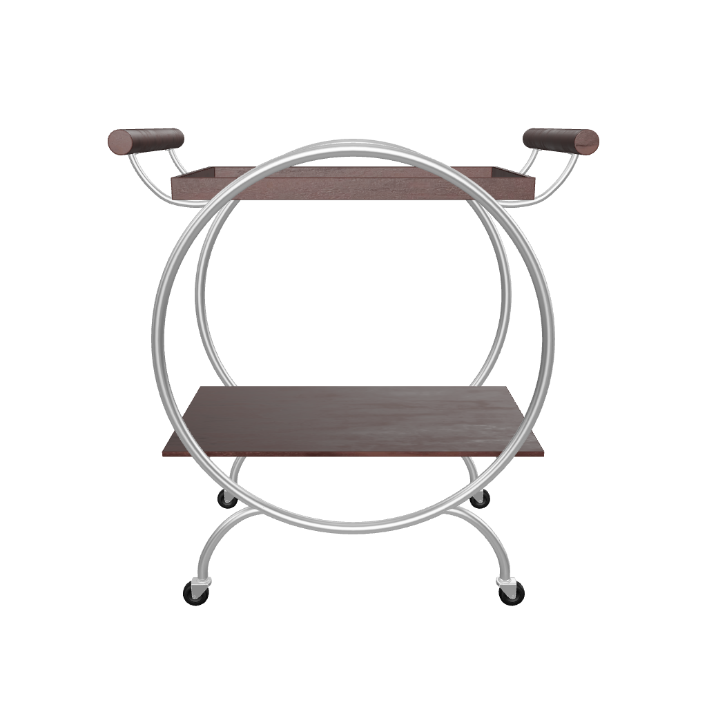 Global Glass Bar Trolley