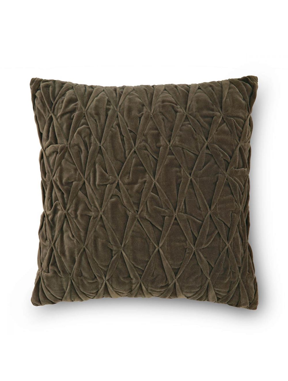 Ruched Velvet Cushion-IAAH